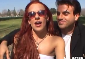 Wonderful wife fucking scene with a stunning slut