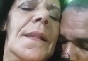 Big-breasted mademoiselle with dark hairs poses naked on cam